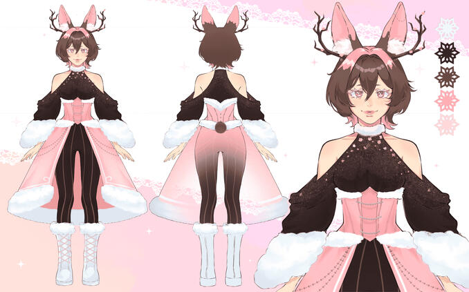 v-tuber sheet (anime style)